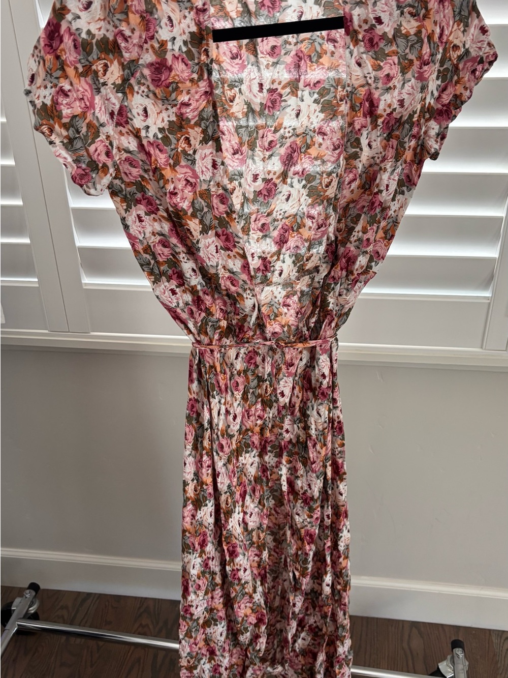 Auguste The Label Pink & Green Floral Dress